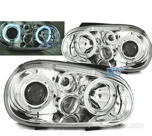 FARI VOLKSWAGEN VW GOLF 4 ANGEL EYES CROMATI