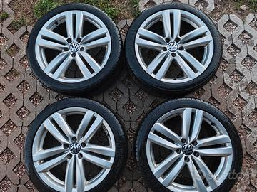 Cerchi VW 18” originali  Kansas + gomme 235/40
