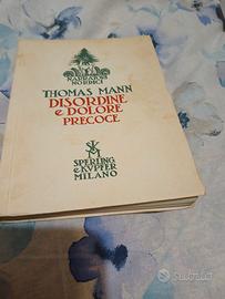 Disordine e Dolore Precoce Thomas Mann
