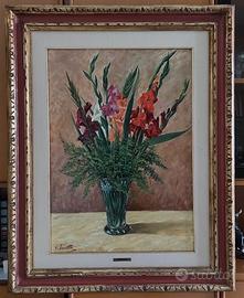 Dipinto olio "Gladioli "