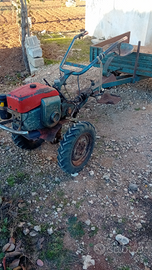 Motozappa con carrello