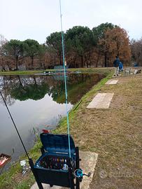 canna da pesca e spoon