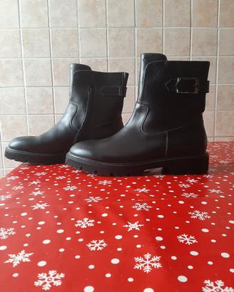 Stivali Armani neri uomo sopra caviglia taglia XL