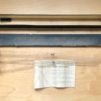 Vecchio pantografo per disegno tecnico