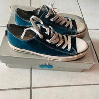 Scarpe da ginnastica uomo tipo All Star blu tg 42