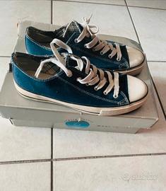 Scarpe da ginnastica uomo tipo All Star blu tg 42