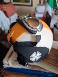 casco moto retro'