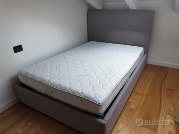 letto contenitore una piazza e  mezza  