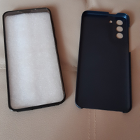 Cover Samsung S21 plus blu con doppia protezione