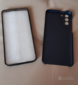 Cover Samsung S21 plus blu con doppia protezione