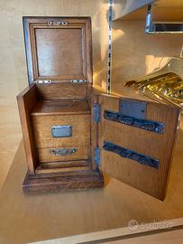 Portagioie in legno  stile vintage artigianale