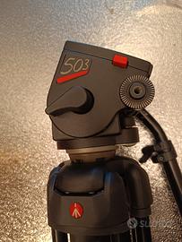 kit video professionale Manfrotto  503 + 547 bk