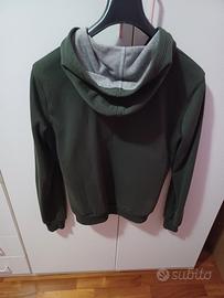 Felpa verde militare