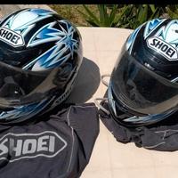 coppia caschi Shoei interceptor