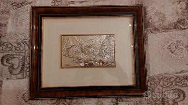 Quadro argento 925 - ROMAR - radica