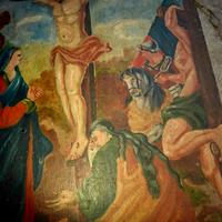 quadro antico su tavola legno !!