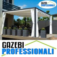 Pergola tetto scorrevole PVC CERTIFICATA gazebo