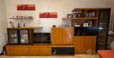 Arredamento Salotto Parete Attrezzata Tavolo Divan