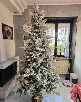 Albero di Natale Innevato - 210 cm