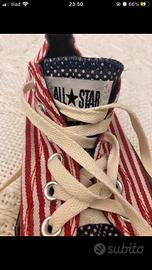 Converse bandiera americana basse sale