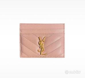 Portacarte Saint Laurent rosa