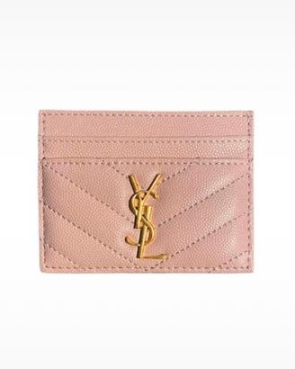 Portacarte Saint Laurent rosa