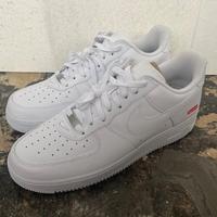 Sneakers basse SupremexNike Air Force 1 bianche/39