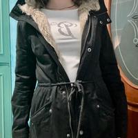 Cappotto imbottito con pelliccia