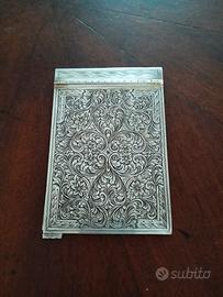 Porta taccuino  in Argento 925 fatto a mano 