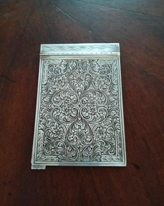 Porta taccuino  in Argento 925 fatto a mano 