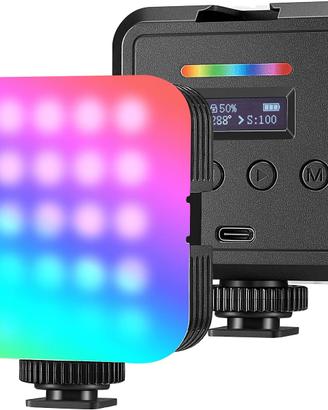 2x Neewer Luce LED RGB61 per Video colore