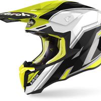 CASCO CROSS TWIST 2.0 DELL' AIROH SHAKEN YELLOW