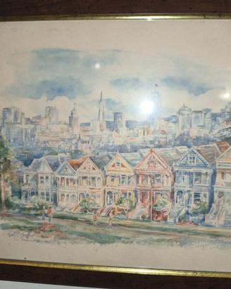 Stampa acquerello con cornice di Jegai