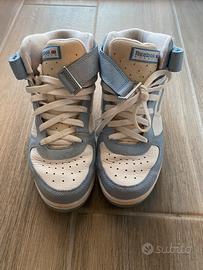 reebok azzurre e bianche glitterate 38.5