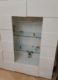 vetrinetta Mondo Convenienza modello Dama bianco 