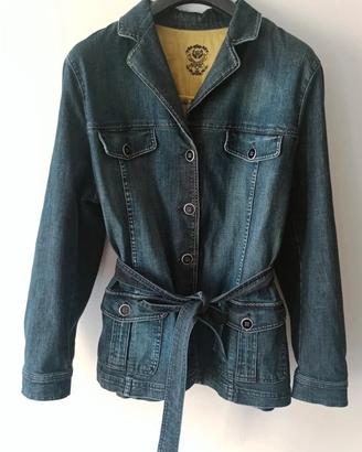 Giacca di jeans con cintura Elena Mirò y2k XXL 