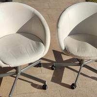 POLTRONA GIREVOLE CON RUOTE per SCRIVANIA