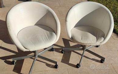 POLTRONA GIREVOLE CON RUOTE per SCRIVANIA