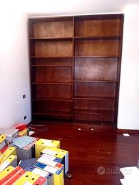 libreria vintage a doppio modulo 