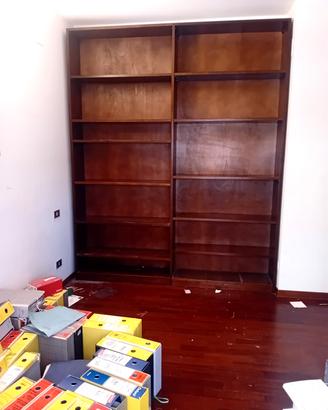 libreria vintage a doppio modulo 