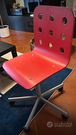 Sedia girevole regolabile junior Ikea