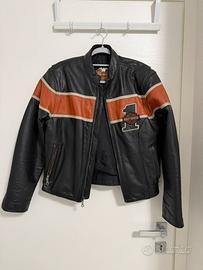 Giacca di pelle biker Harley Davidson