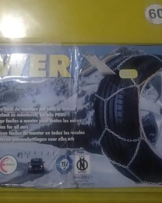Catene da neve Power X misura 60 - 9 mm