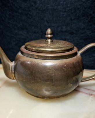 Teiera vintage in rame , Italia 1930-50