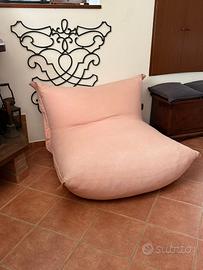 Poltrona lounge rosa fatboy bonbaron outdoor