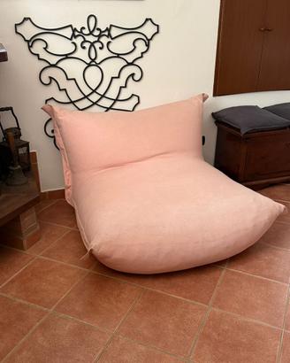 Poltrona lounge rosa fatboy bonbaron outdoor