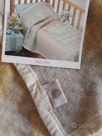 Coperta per lettino in lana