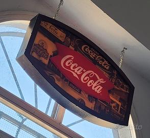 Insegna Luminosa Bifacciale Coca cola