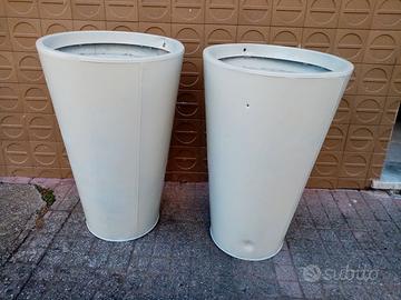 PORTAVASO in ZINCO  Alto cm 60   (n°2)  € 70