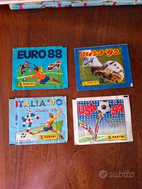 Bustine di figurine Panini mondiali ed europei
